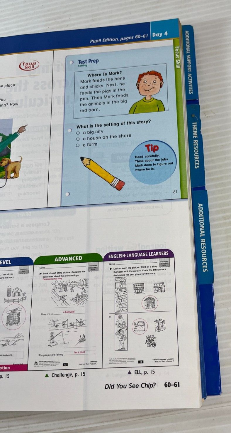 Harcourt Trophies Grade 1 Teacher Student Bundle Set of 10 Books 2005