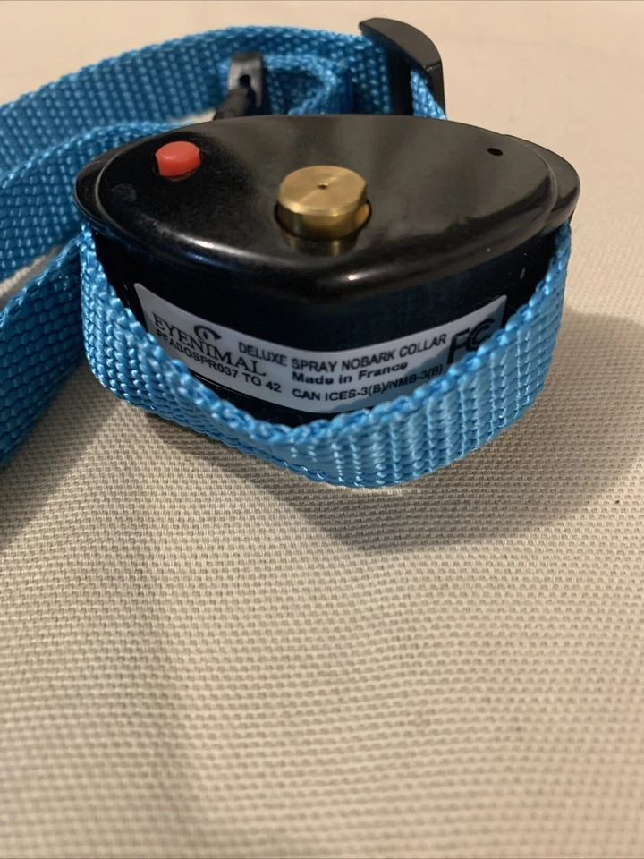 COLLAR NOBARK SPRAY EYENIMAL DELUXE Negro/Azul Foto 2 de 4