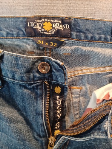 Lucky Brand Damen 221 original gerade Jeans Größe 31x32 blau wasch Denim - Bild 2 von 5
