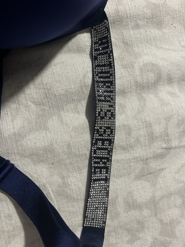 Victoria's Secret Fashion Show Very Sexy crystals Straps embellished bra 32DD - Picture 9 of 14