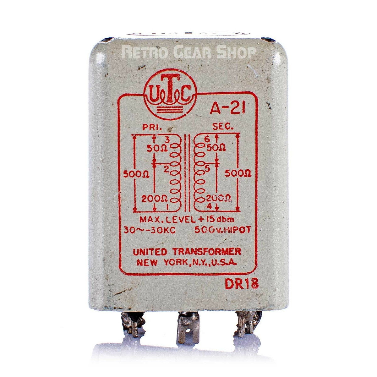 UTC A-21 A21 Rare Vintage Transformer United Transformer