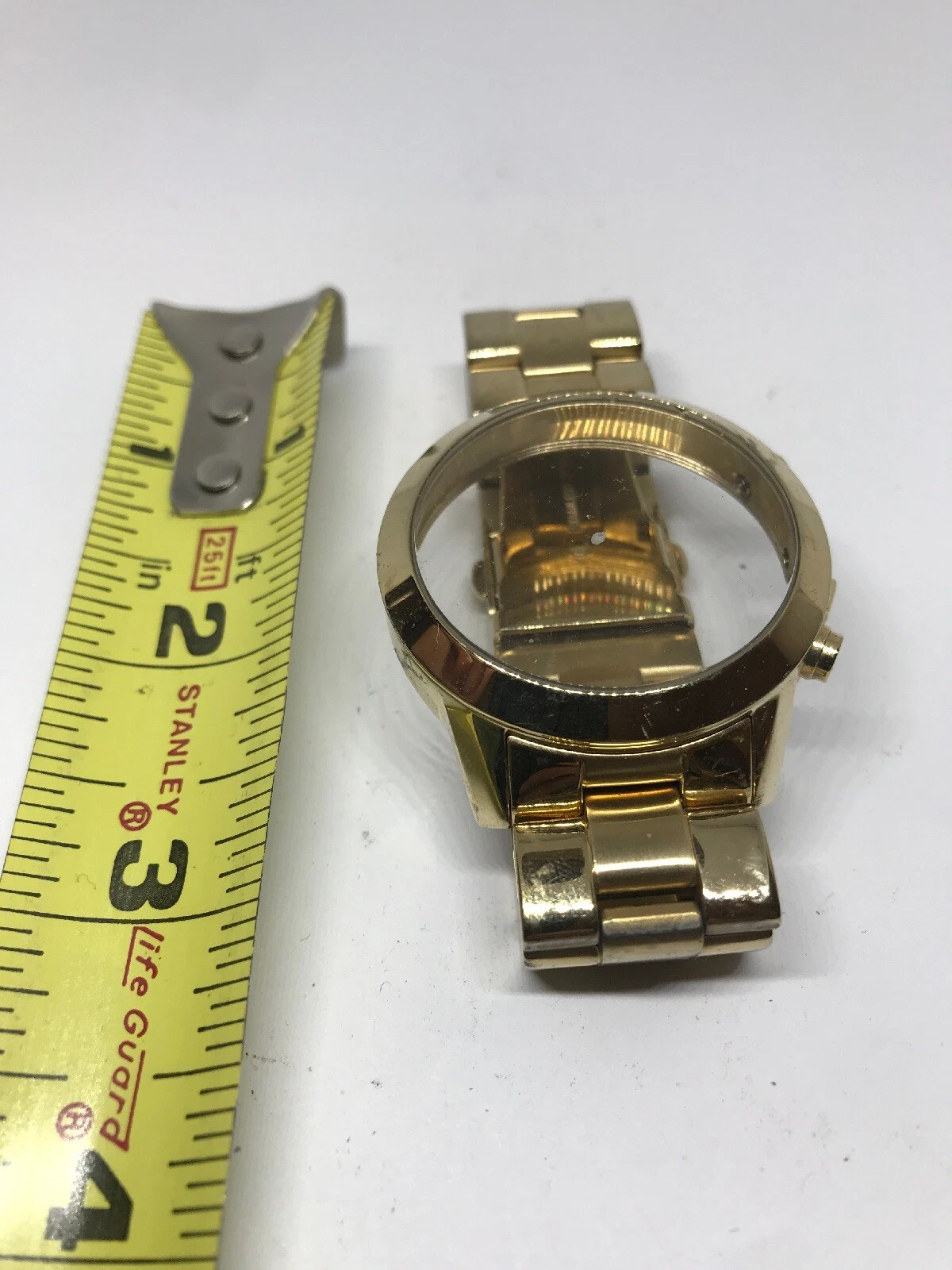 Michael Kors Orologio Bracciale Link Cassa Uso Parti Cinturino 20mm Oro Buono T494
