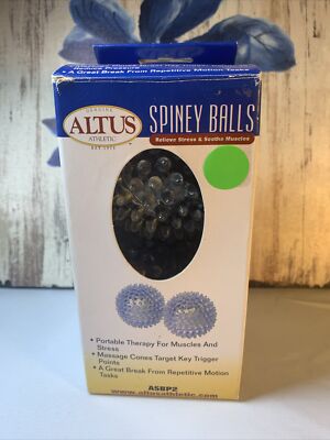 2 Altus Athletic Spiney Therapy Massage Balls-Relieve Stress & Sooth Muscles NIB