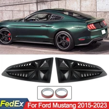 Side Window Louvers Scoop Cover Vents Sun Shade 2015-2024 Fits For Ford Mustang