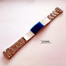 NEW SEIKO STAINLESS BAND SEIKO 6139 6002 POGUE CHRONOGRAPH 19MM FOLDED BVT03032