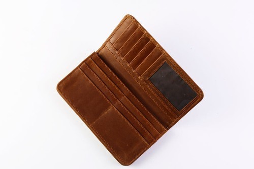Cartera de cuero Alva - Cuero de grano completo artesanal, diseño atemporal y elegante - Imagen 3 de 3