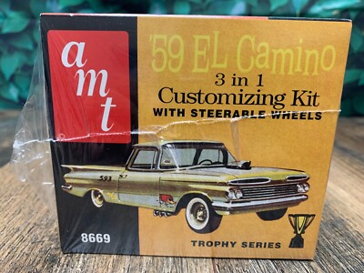 希少！激レア！当時物！ amt '59 EL Camino 3IN1 SEALED MODEL KIT AMT 59 EL CAMINO 3 in 1 Customizing Kit 1