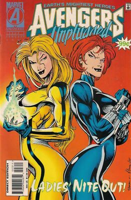 AVENGERS UNPLUGGED # 3>MARVEL COMICS>MIKE LACKEY/M.C. WYMAN>1996>vf+(8.5) ~ 