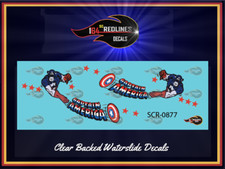 1/64 "GMC Motor Home - Captain America" Replica Decal SCR-0877