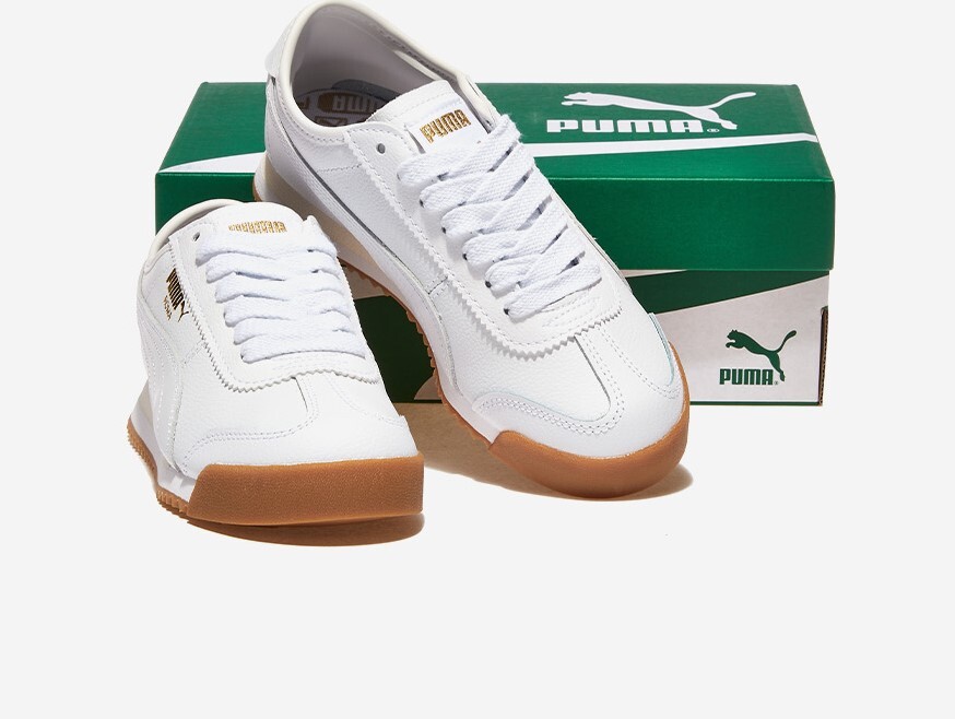 【PUMA】Roma 68 Revival Puma Roma 68 Revival Vintage men's shoes 39863401 white | eBay