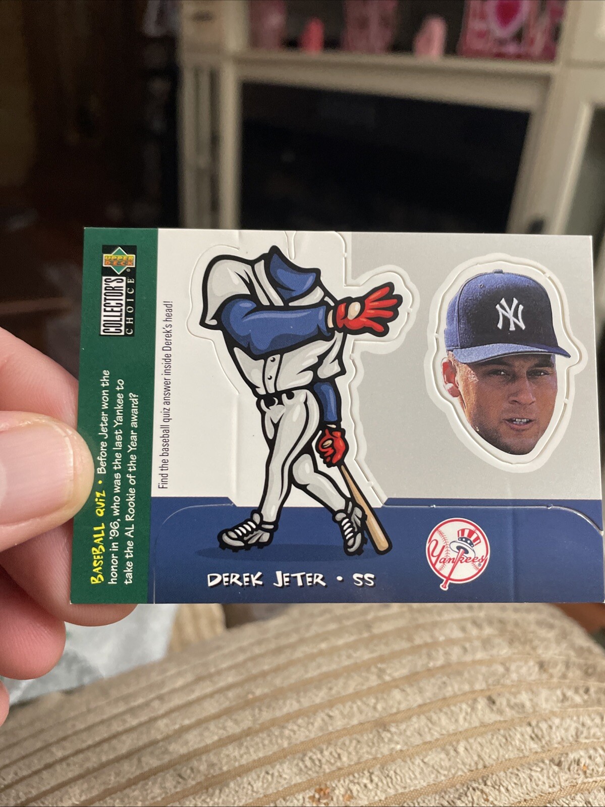 upper deck collectors choice Derek Jeter Baseball Quiz 1998
