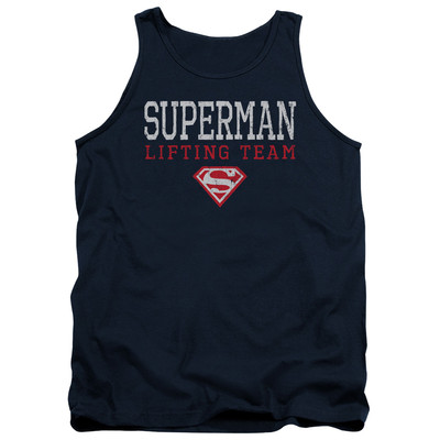 SUPERMAN LIFTING TEAM Licensed Adult Men's Graphic Tank Top Sleeveless SM-2XL