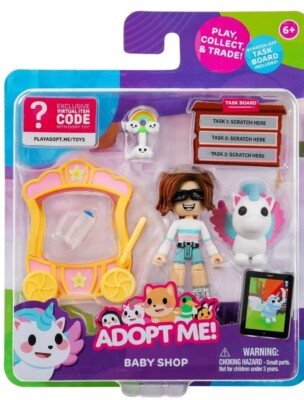 ADOPT ME! Baby Shop Playset With Virtual Item Code