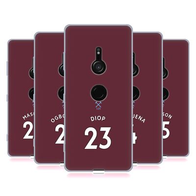 WEST HAM UNITED FC 2020/21 PLAYERS HOME KIT SOFT GEL CASE FOR SONY PHONES 1