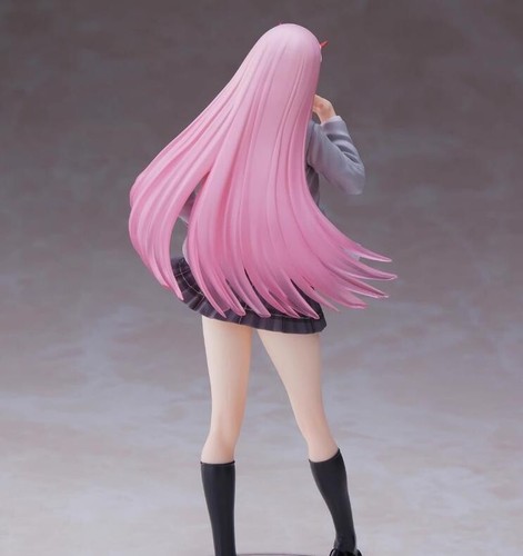 Anime Darling in the FranXX Zero Two 02 Uniform PVC Figure New No Box 19cm - Picture 6 of 6