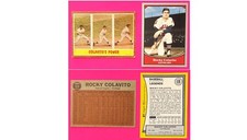2 ROCKY COLAVITO BASEBALL TRADING CARDS: 1962 TOPPS #314 & 1990 PACIFIC #18