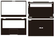 Carbon Laptop Sticker Decal Skin Protector Cover for ASUS PRO13 PX375CE 13.3"