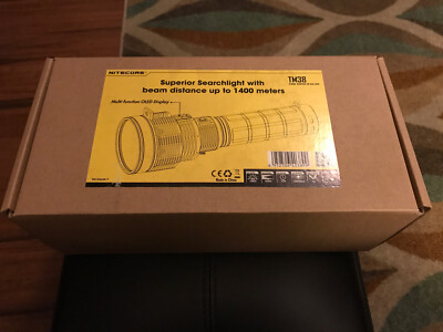 Brand New Nitecore TM38 Tiny Monster 1800 Lumen Searchlight FREE SHIPPING