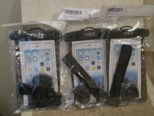 3 Pack Universal Waterproof Cell Phone Pouch Dry Bag Case Cover - Black