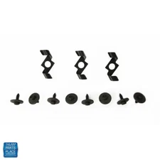 1964-1967 Gm Cars Windshield Washer Hose Clip & Fastener Kit On Cowl Panel