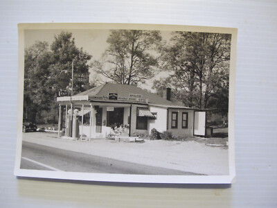 VINTAGE PHOTOGRAPH: GREEN VALLEY RESTAURANT / STORE / SHELL STATION ...