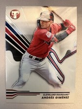 2024 Topps Pristine Andres Gimenez  Base #60  - Cleveland Guardians
