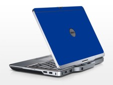 BLUE Vinyl Lid Skin Cover Decal fits Dell Latitude XT3 Laptop