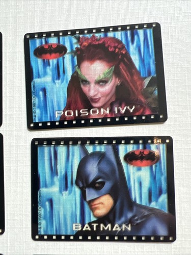 PROMO CARD SET: BATMAN & ROBIN (1997 MOVIE) 8 MINI-CELS from DORITOS FRITO-LAY - Picture 2 of 4