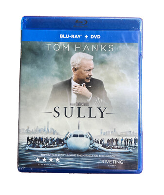 Sully (Blu-ray/DVD,2016,2-Disc Set) Tom Hanks,Aaron Eckhart,Fantastic! USA!