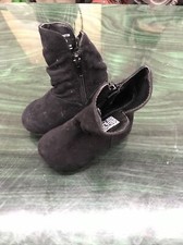 Garanimals Black Suede Girl's Infant Tall Boots Size: 3