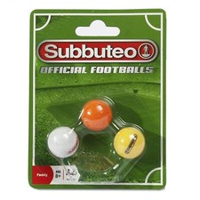 Subbuteo Football Balls White Orange Yellow Ball Set Table Game Accessories 6+