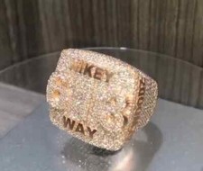 2.00 Ct Round Cut Lab-Created Diamond Men's Attractive Ring 14K Rose Gold Plated