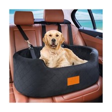Dog Car Seat for Large/Medium Dog, Pet Car Seat for Dogs Under 55 lbs or 2 Sm...