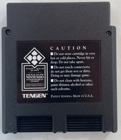 R.B.I. RBI Baseball tengen gold CIB Nintendo NES rare black cart