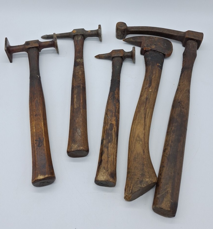 Vintage Autobody Hammers Lot Of 5 Snap On Blue Point Unmarked eBay