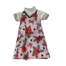 Jakks Disney Minnie Mouse Rosy Red Doll Outfit Pink Rose Dress Replacement Part