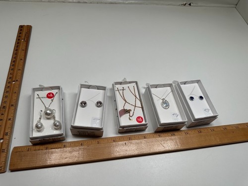 Lovisa Costume Jewelry Earrings Necklaces Diamond Simulants