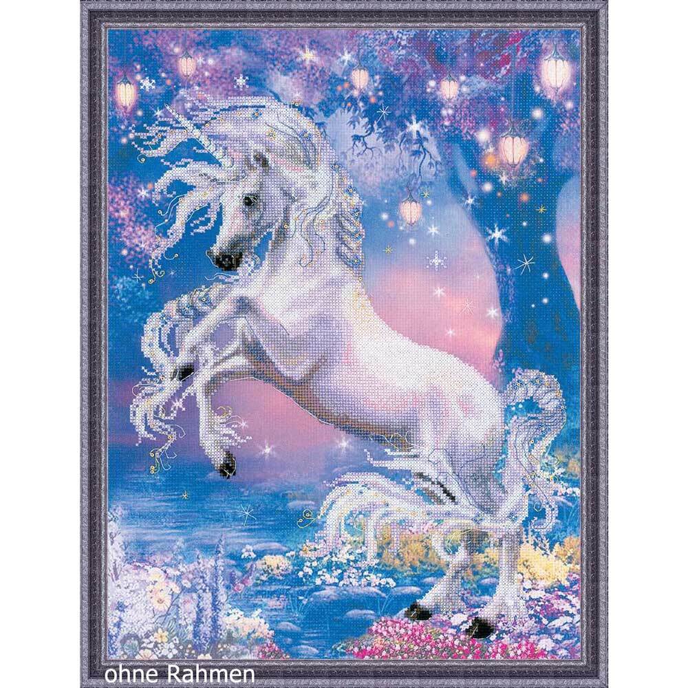 Riolis counted cross stitch Kit Unicorn, DIY