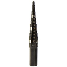 Klein Tools KTSB01 High Speed Steel Fast Starting 1 Step Drill Bit 1/8 - 1/2 in