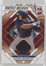 2020 Elite Extra Edition Prospect Materials Red 42/49 Jasson Dominguez o7m