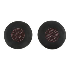 1Pair Earpad Black  Red for Plantronics Voyager Focus UC B825 Headphone 75x75mm