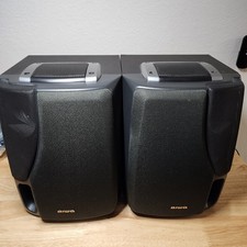 Aiwa SX-ANV8000 Speaker Subwoofer Surround Sound System Black Pair