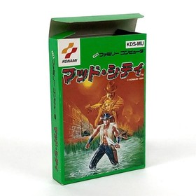 Mad City W/Box Manual Retro Rare Famicom FC Konami Good Used Game NTSC-J Japan