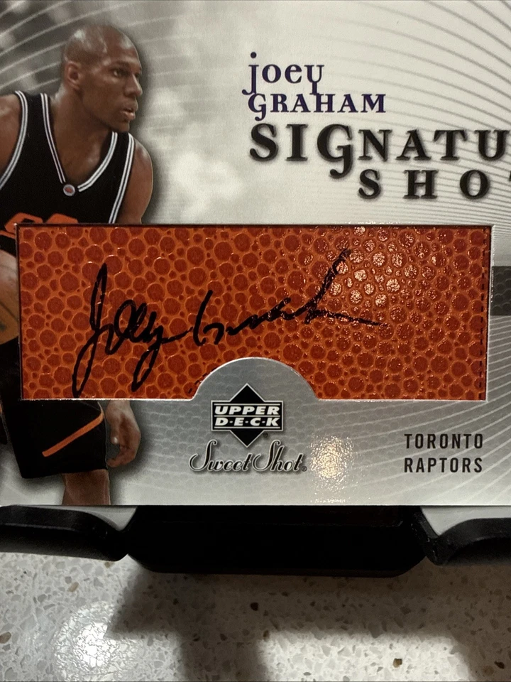 2005-06 Upper Deck Sweet Shot Joey Graham с автографом! Toronto Raptors!! - Изображение 2 из 4