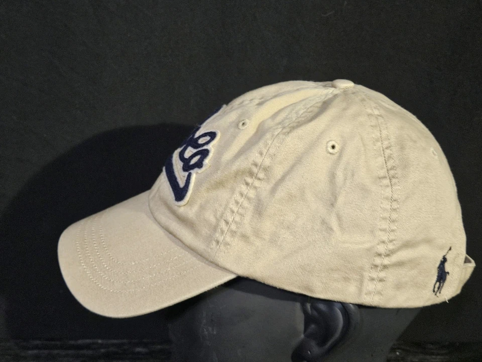 Gorra Polo Ralph Lauren Script Spellout Doblada con Logo Azul Foto 2 de 4