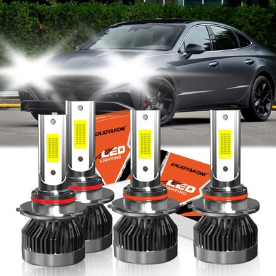 For Hyundai Sonata 1995-1998 LED Headlight Bulb High/Low Beam Kit Bright White