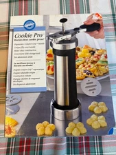 Wilton Enterprises Cookie Pro Spritz Cookie Press Makes 10 Popular Shapes