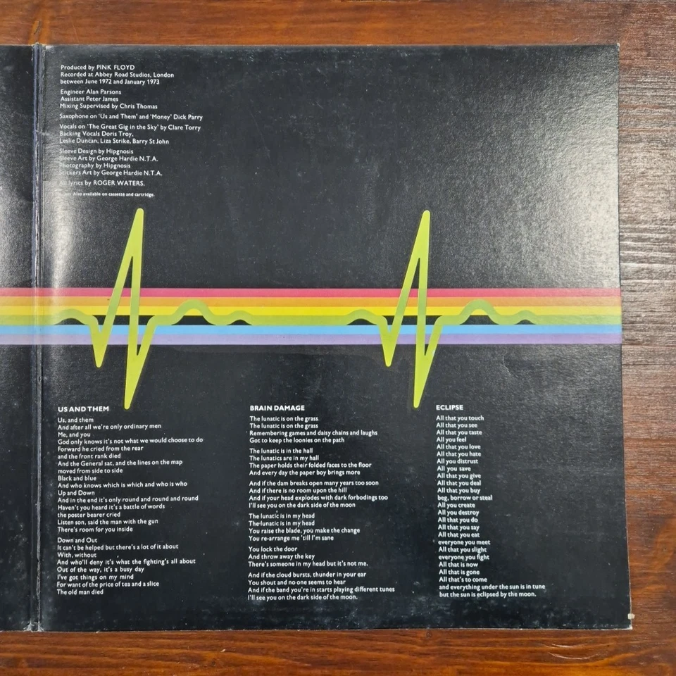 LP Pink Floyd - The Dark Side Of The Moon 3C 064-05249 Made In Italy Rock Vinile - Image 4 of 4