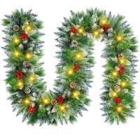 Weihnachtsgirlande 2,7M - Elegante Dekoration Mit Tannenzapfen FüR Die Feiertage