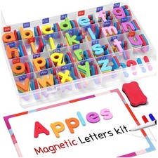 238-Pc EVA Foam Magnetic Letters with Double-Sided Board - Early Learning Tool